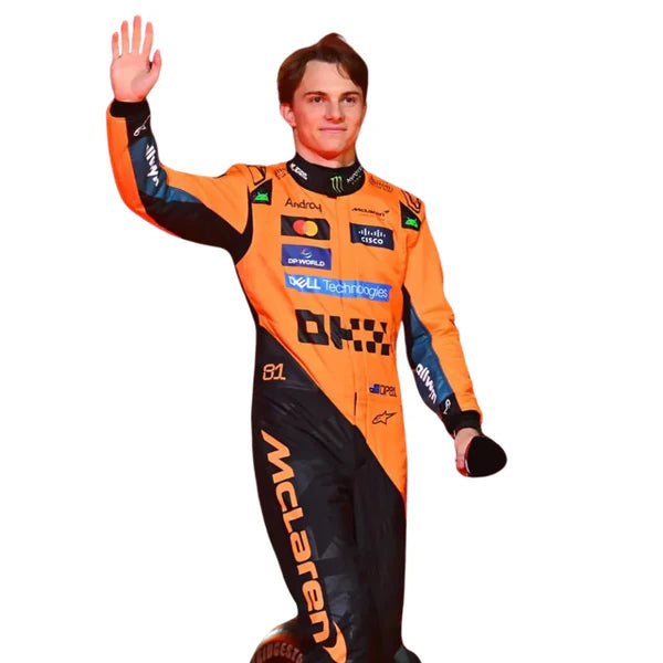 2025 Oscar Piastri Mclaren F1 Replica Race Suit