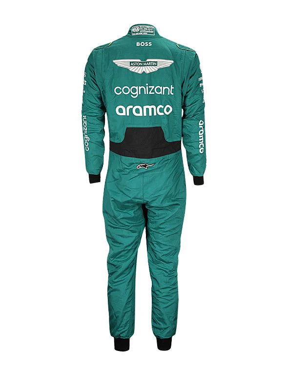 2023 Fernando Alonso Aston Martin Racing Suit CIK_FIA Level 2 F1 Race