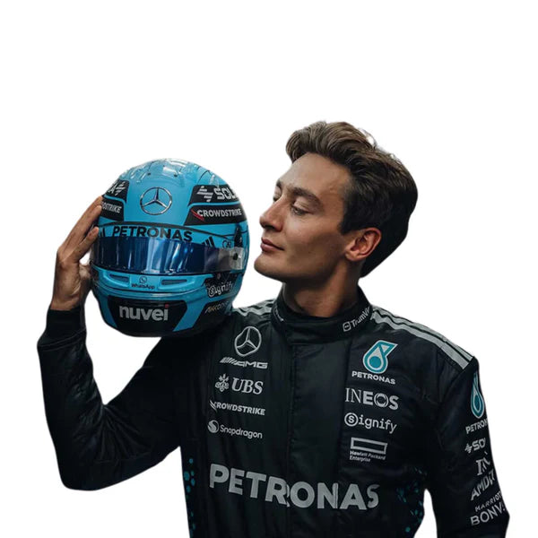 2025 George Russell Mercedes AMG Petronas F1 Replica Race Suit