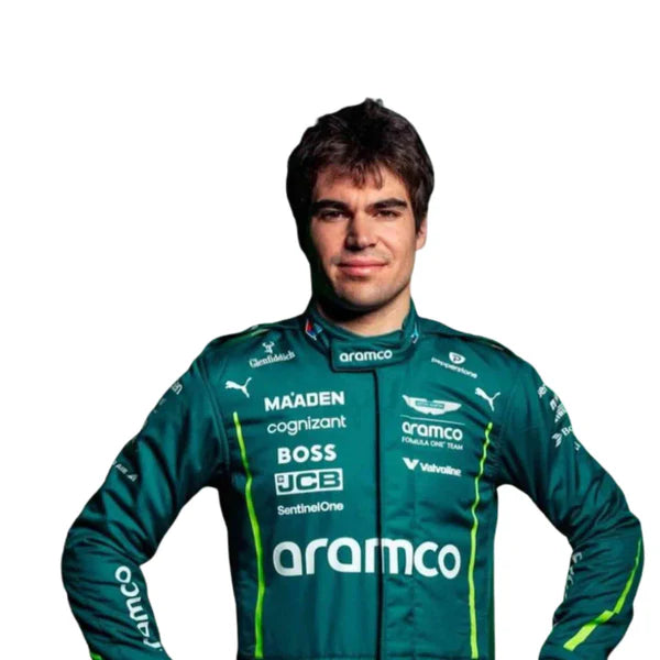 2025 Lance Stroll Aston Martin Aramco Formula One Team Racing Suit