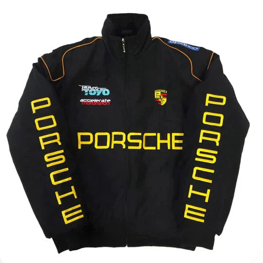 Porche Embroidry Vintage Racing Jacket