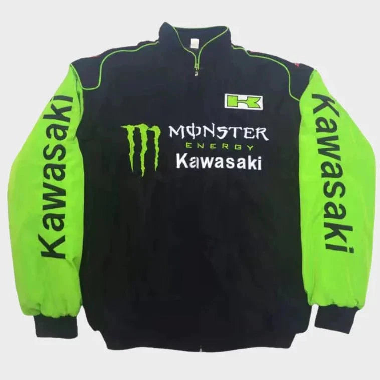 Monster Embroidry Vintage Racing Jacket