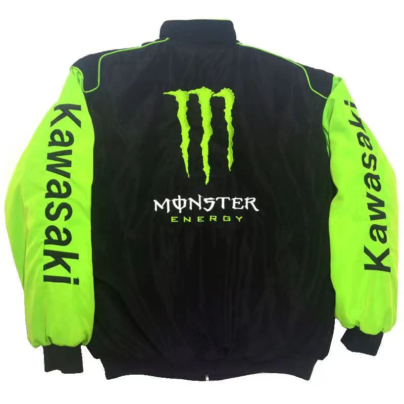Monster Embroidry Vintage Racing Jacket