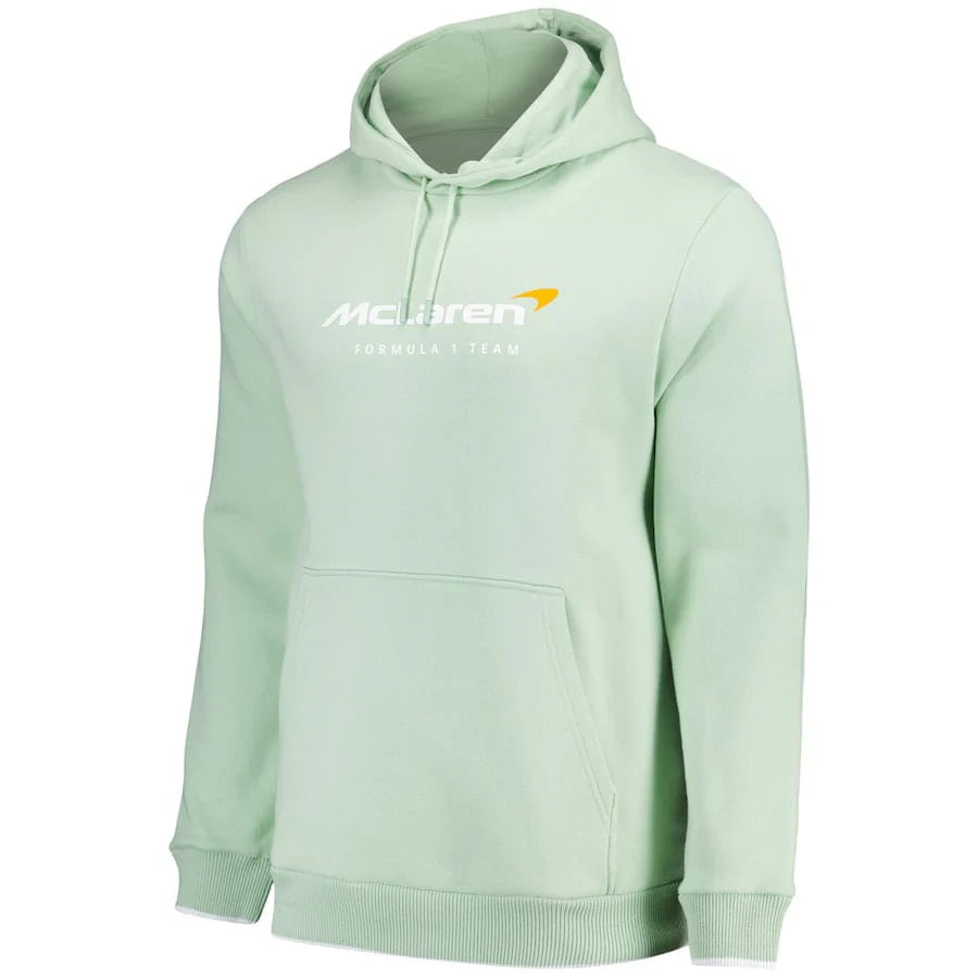 McLaren Essential Logo Hoodie - Smoke Green