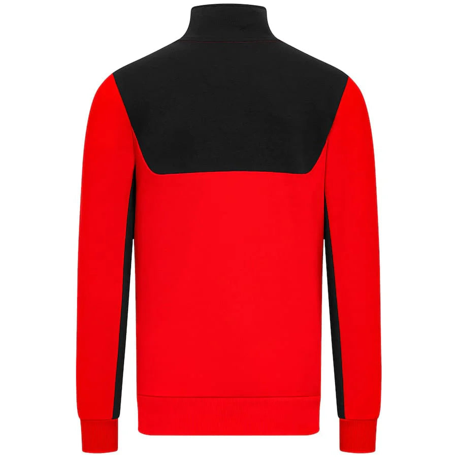 Red&Black Quarter Zip Top