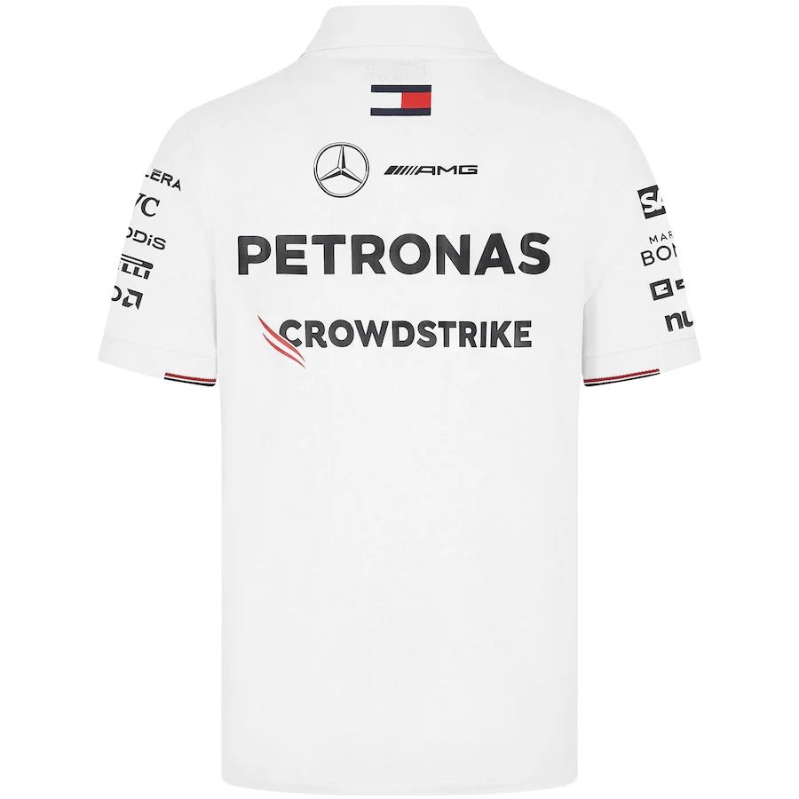 Mercedes AMG Petronas F1 2024 Team Polo – White