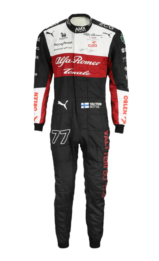 2022 Alfa romeo Go Kart Suit Valtterri Bottas Racing Suit F1