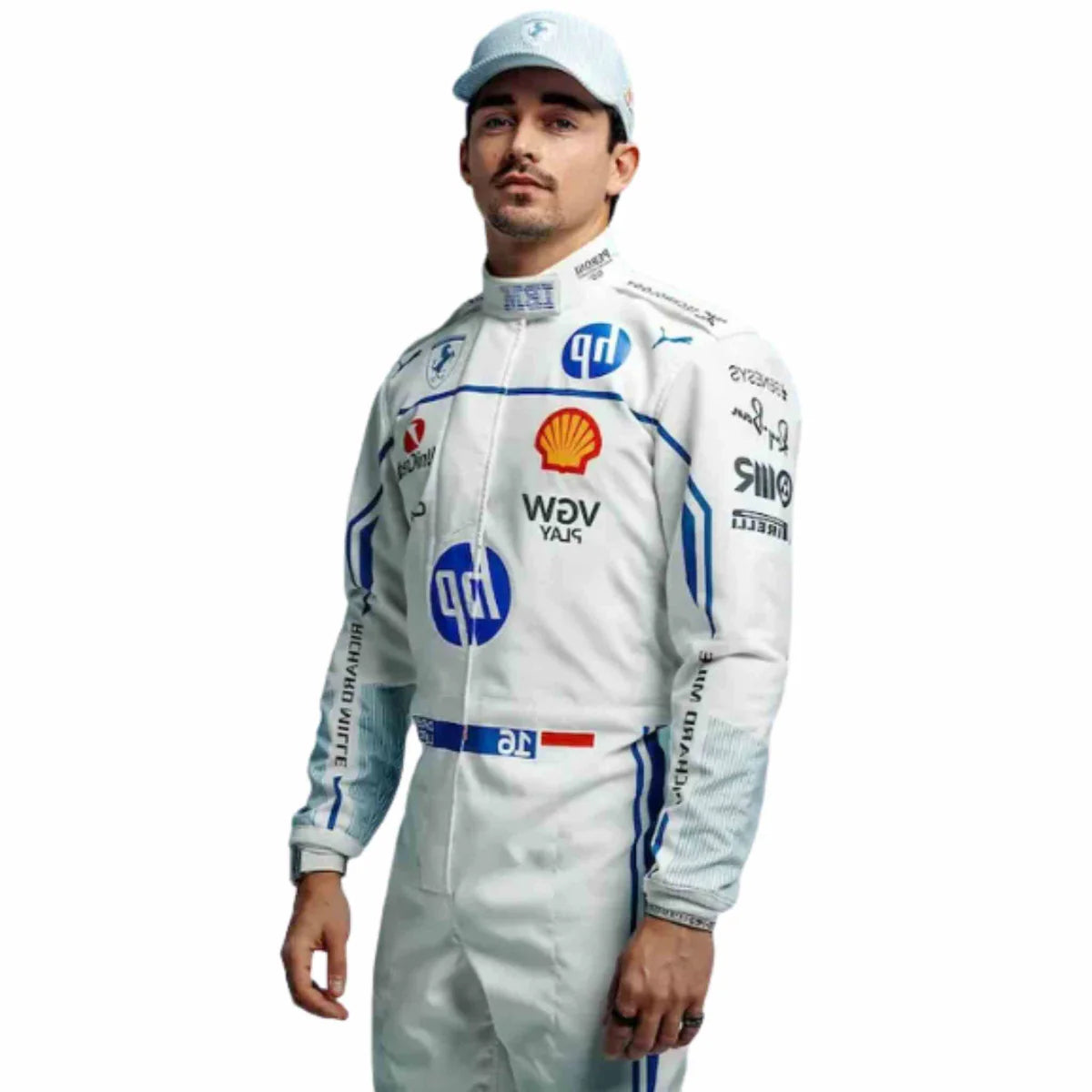Charles Leclerc 2025 Monaco GP F1 Suit Ferrari Replica