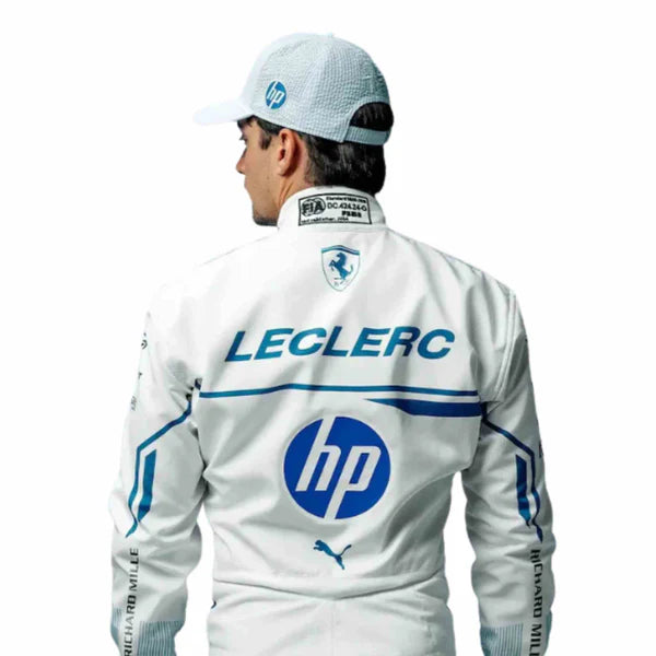 Charles Leclerc 2025 Monaco GP F1 Suit Ferrari Replica