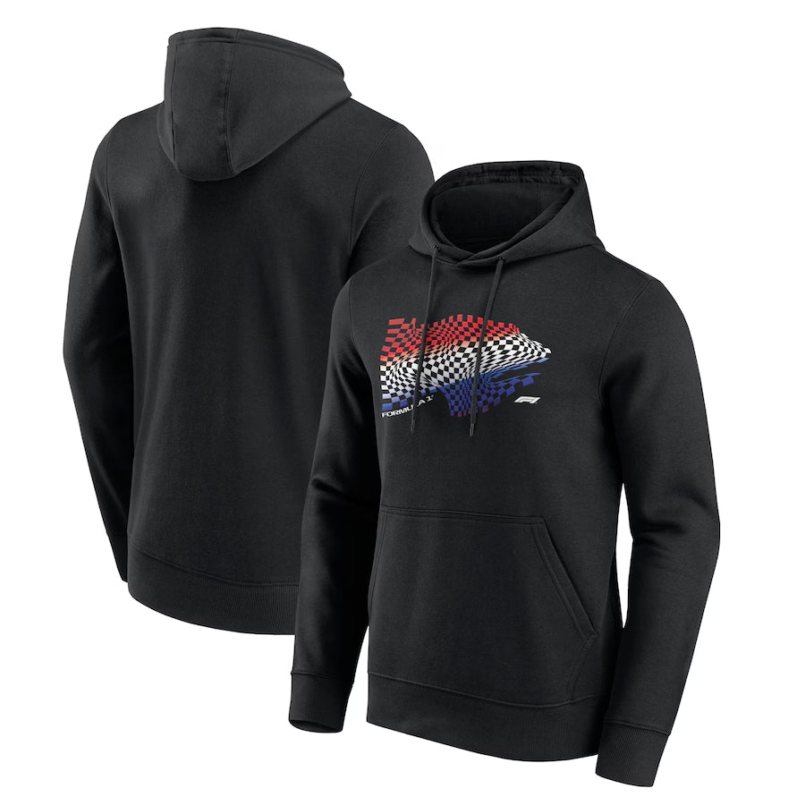 Formula 1 2023 Dutch Grand Prix Flag Graphic Hoodie - Black - Mens