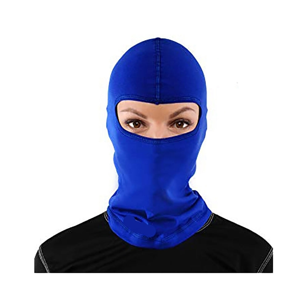 Karting Open Face Balaclava Blue (MOQ 50)