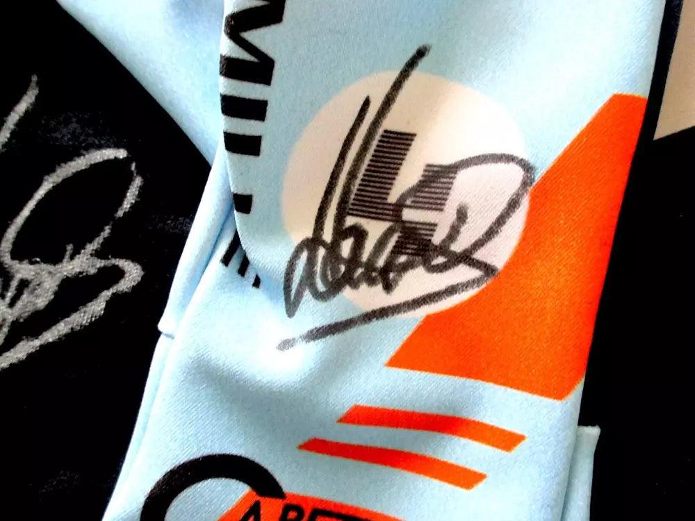 LANDO NORRIS MCLAREN SPECIAL EDITION GULF F1 GLOVES