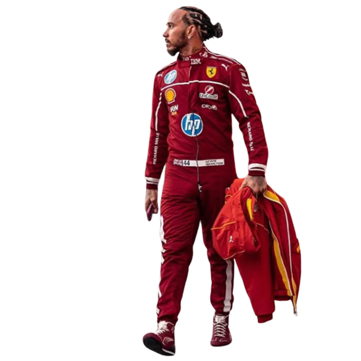 2025 Lewis Hamilton Ferrari F1 Race Suit