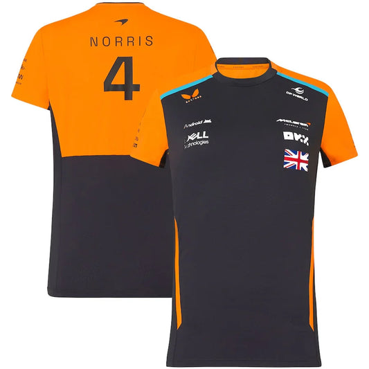 McLaren 2024 Team Lando Norris Driver Set Up T-Shirt - Phantom – Women