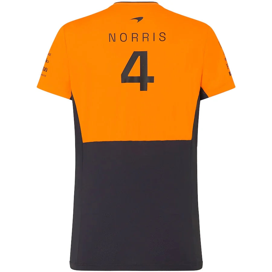 McLaren 2024 Team Lando Norris Driver Set Up T-Shirt - Phantom – Women