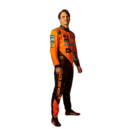 2025 Oscar Piastri Mclaren F1 Replica Race Suit