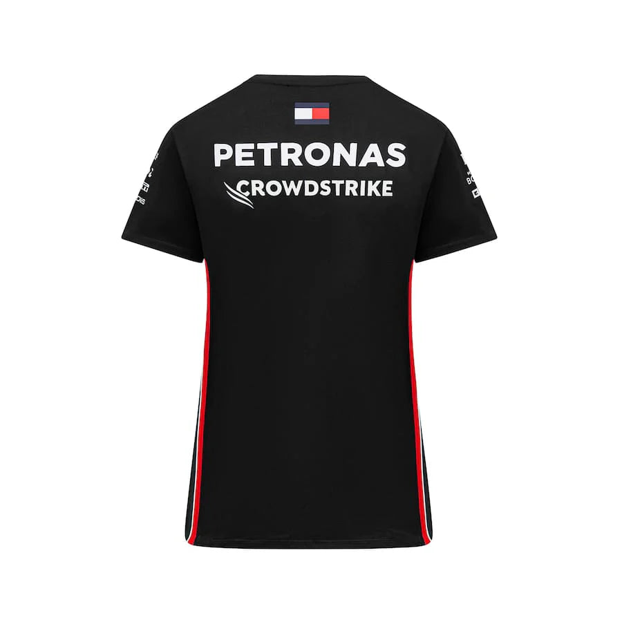Mercedes AMG Petronas F1 2023 Team Driver T-Shirt - Black – Womens