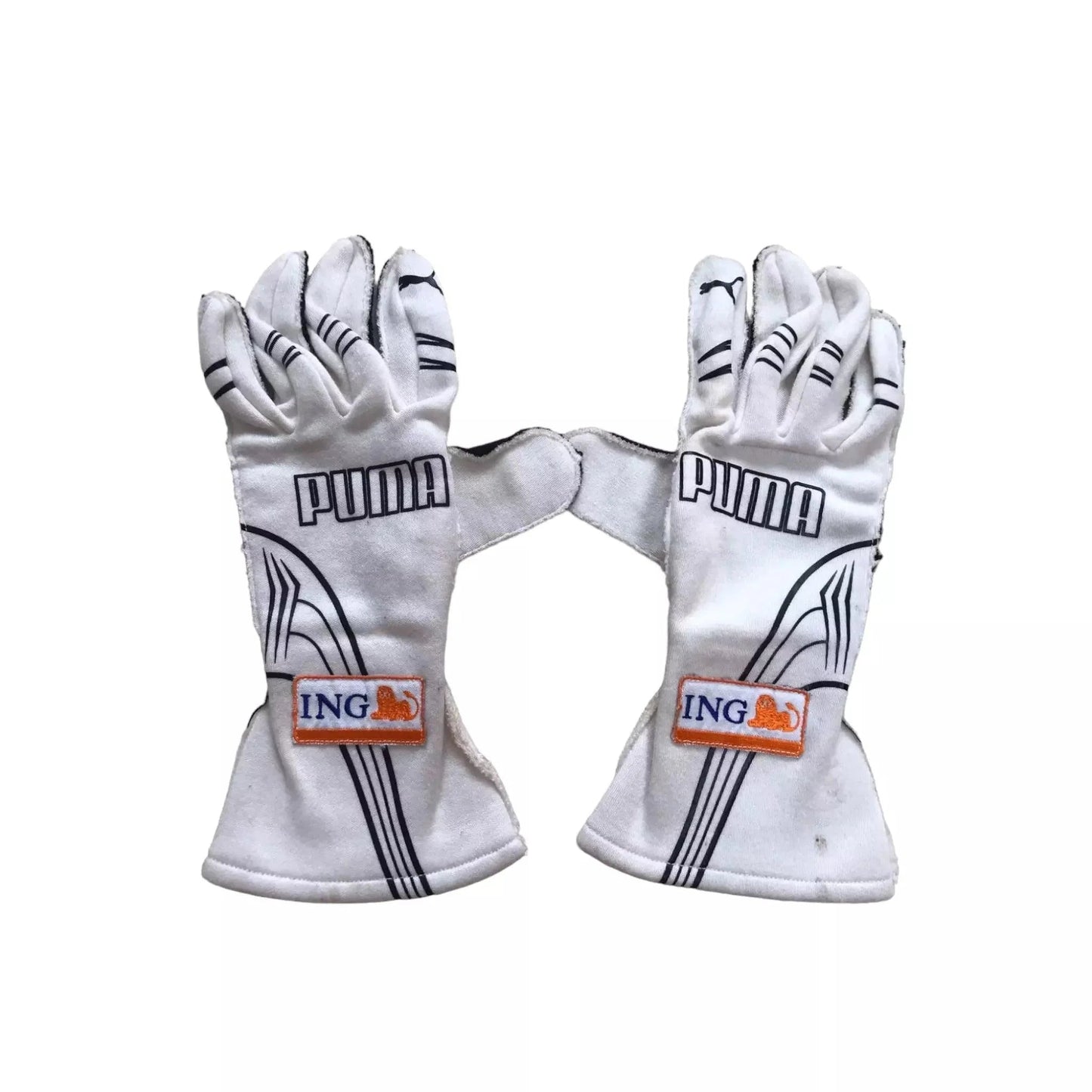 2009 Fernando Alonso ING Renault F1 Puma Gloves