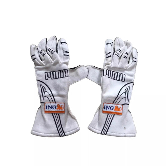 2009 Fernando Alonso ING Renault F1 Puma Gloves
