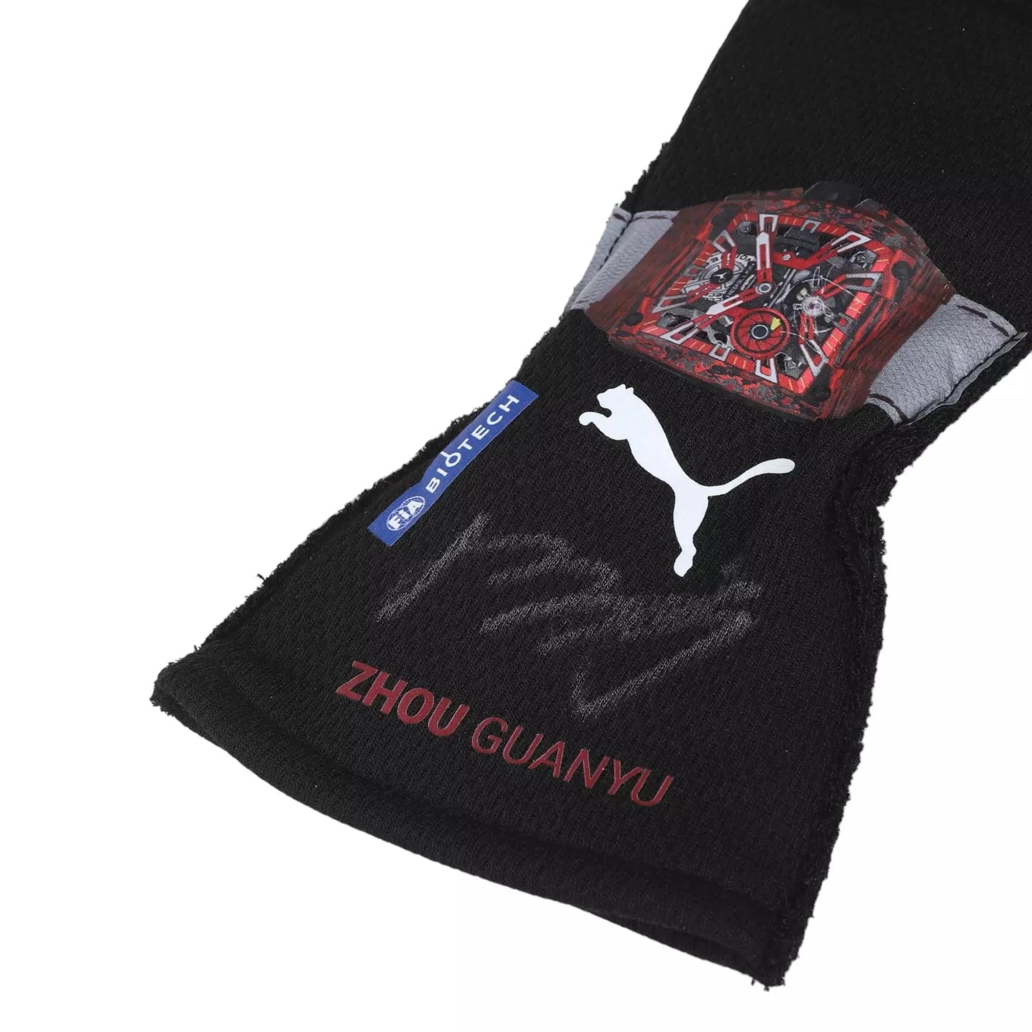 2023 Zhou Guanyu Replica Alfa Romeo F1 Race Gloves