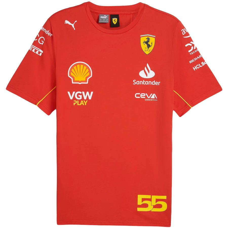 F1 Red 2024 Team Carlos Sainz T-Shirt