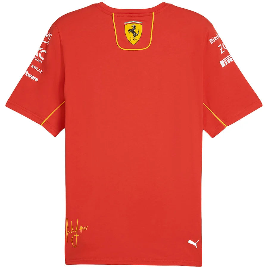 F1 Red 2024 Team Carlos Sainz T-Shirt