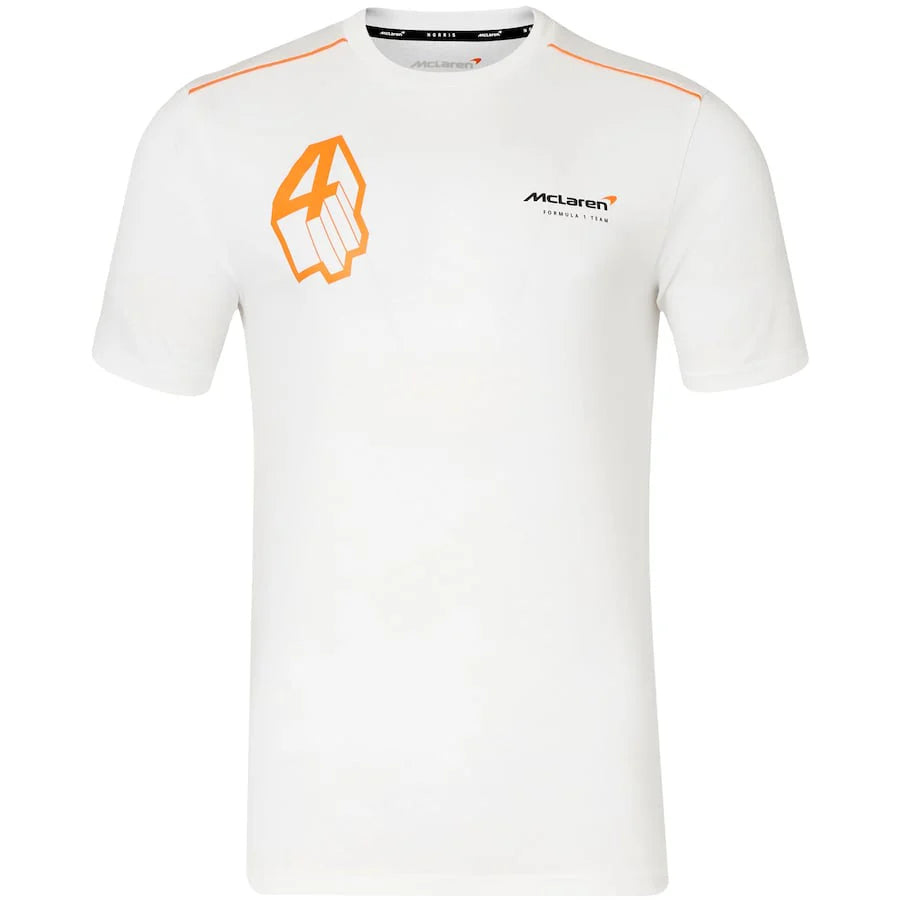 McLaren Lando Norris Driver T-Shirt - White
