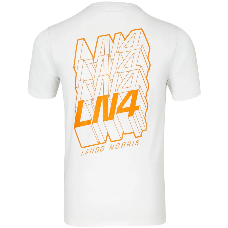 McLaren Lando Norris Driver T-Shirt - White