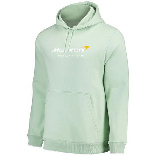 McLaren Essential Logo Hoodie - Smoke Green
