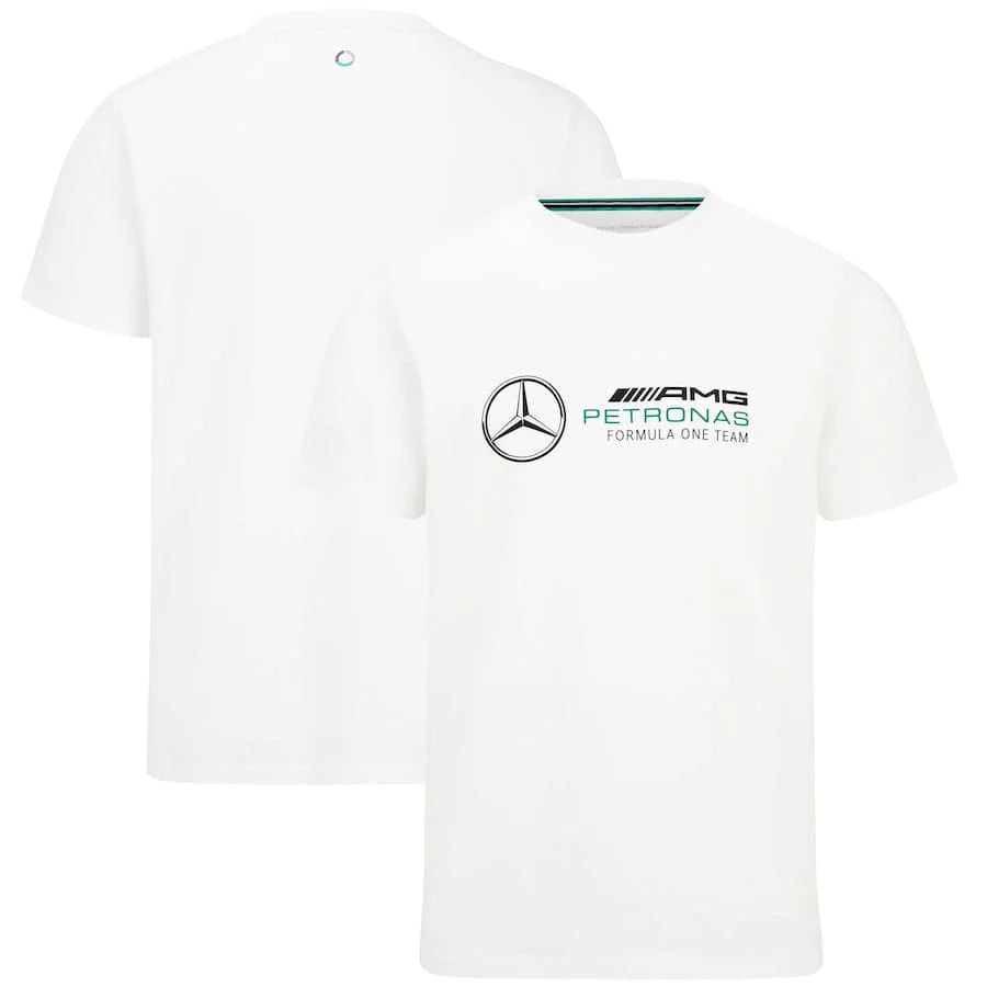 Mercedes AMG Petronas F1 Large Logo T-Shirt - White