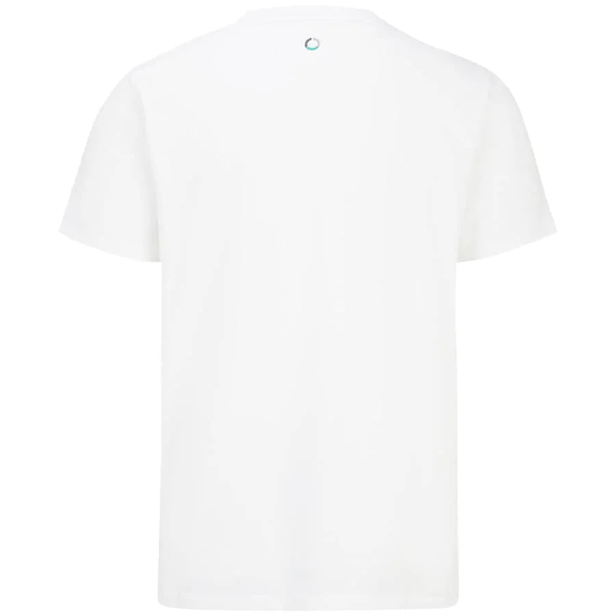 Mercedes AMG Petronas F1 Large Logo T-Shirt - White