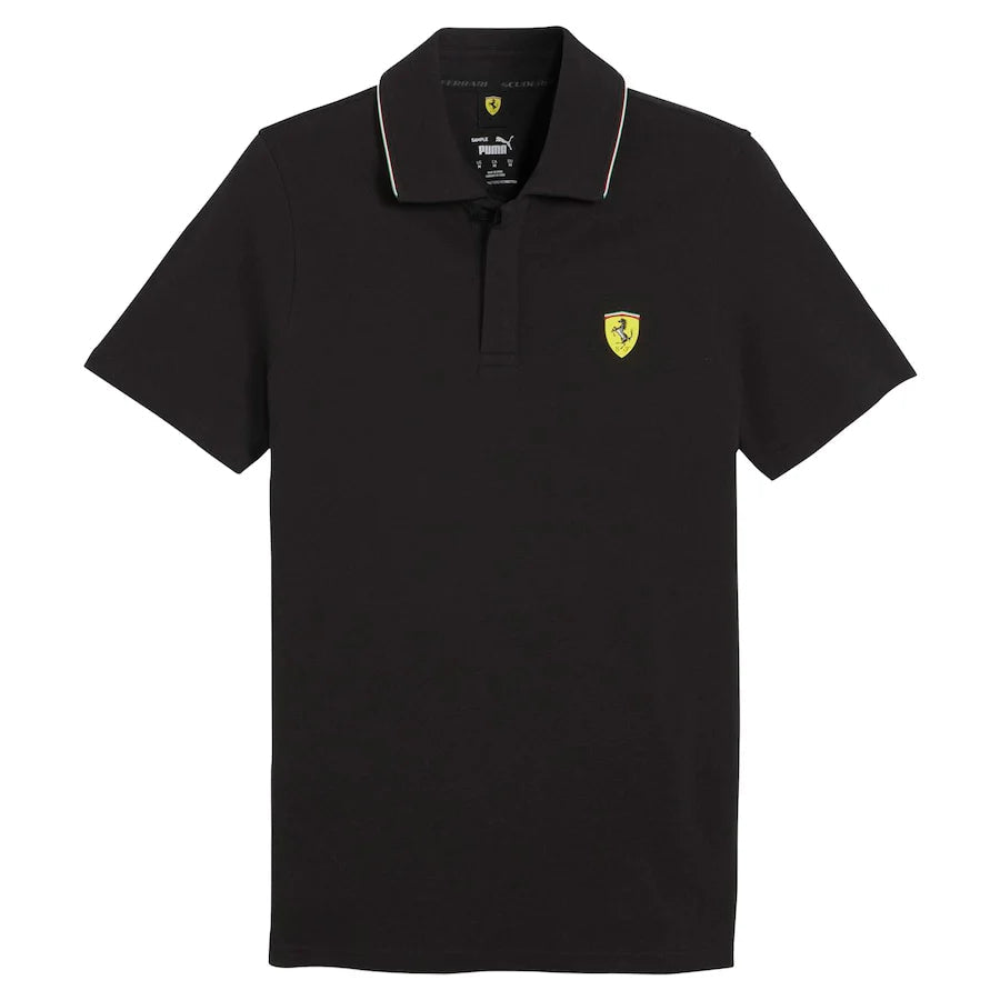 Dark Black Polo – Black