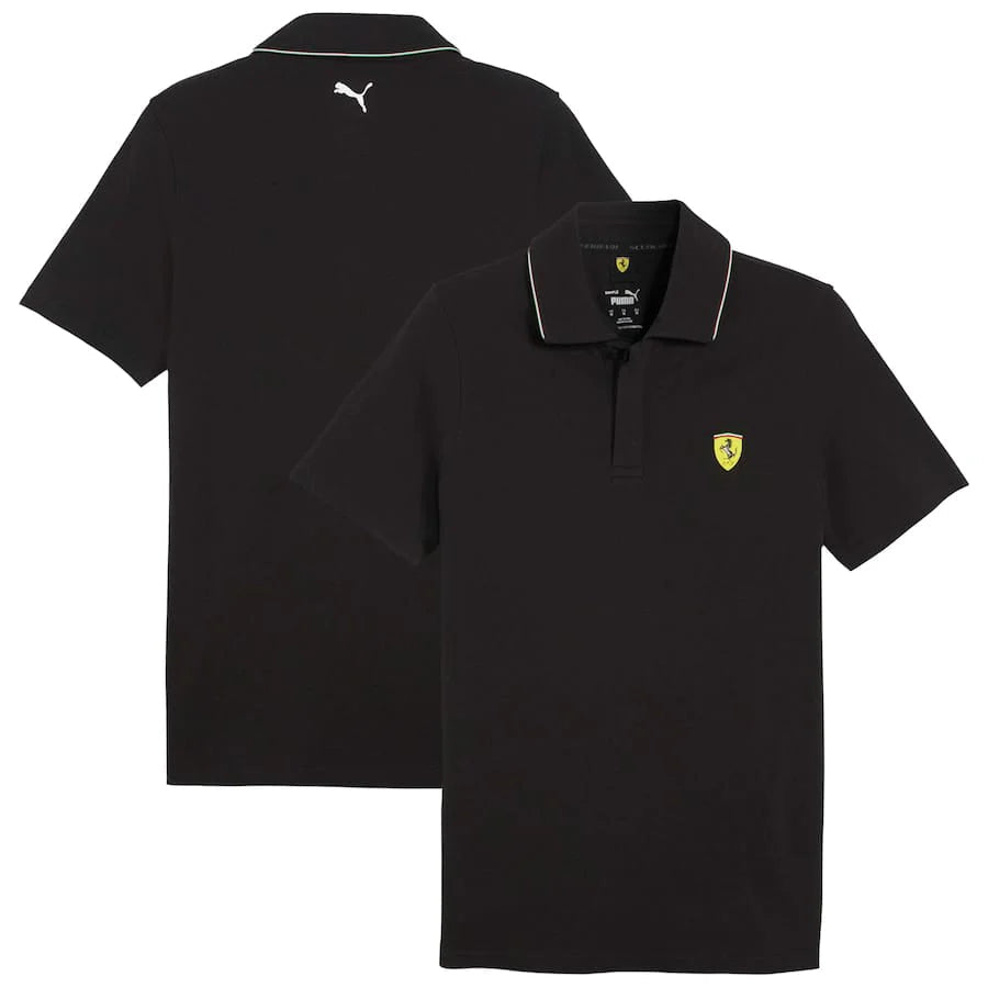 Dark Black Polo – Black
