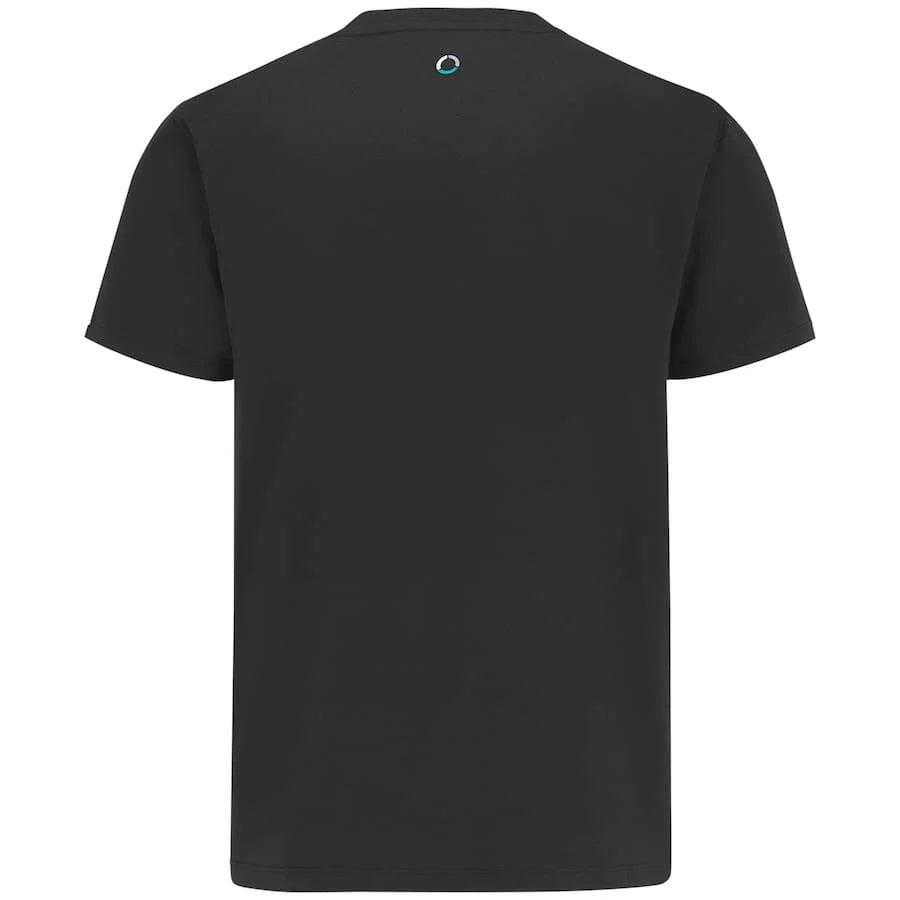 Mercedes AMG Petronas F1 Large Logo T-Shirt - Black