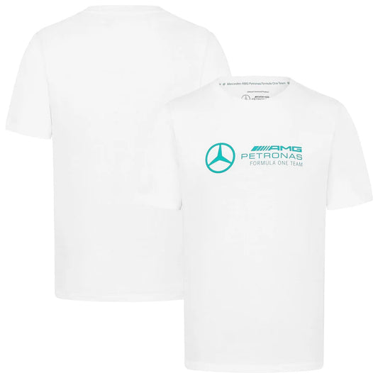 Mercedes AMG Petronas F1 Logo T-Shirt – White