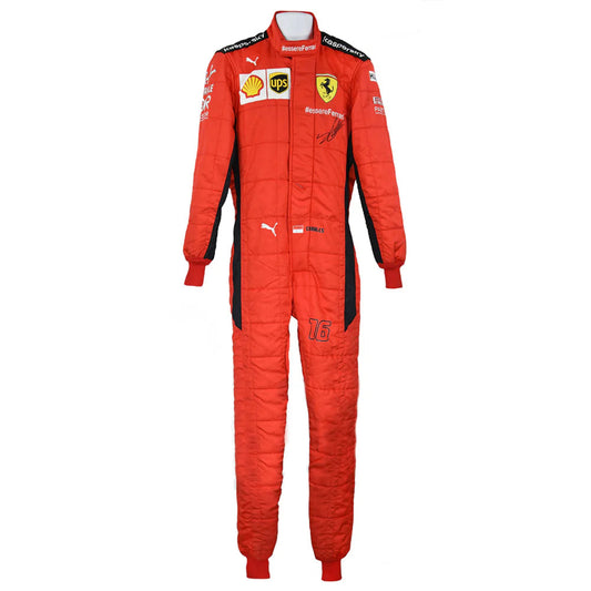 2020 Charles Leclerc Ferrari F1 Race Suit
