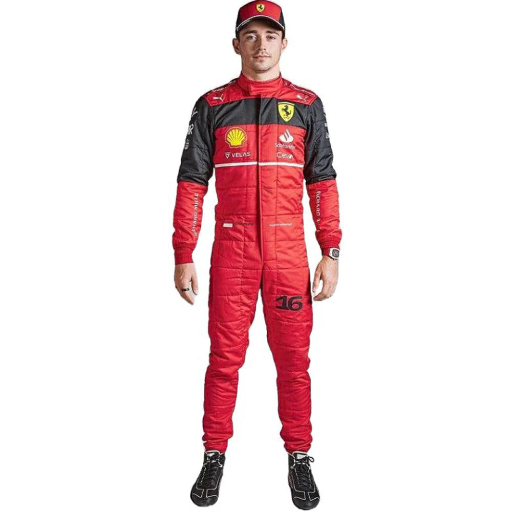2022 Charles Leclerc Ferrari F1 Race Suit
