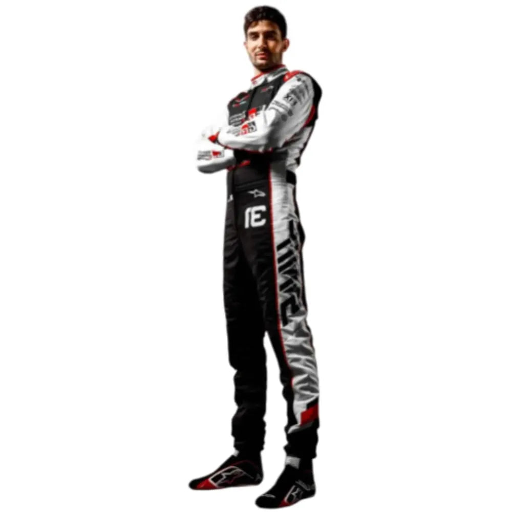 Esteban Ocon 2026 Haas F1 Racing Suit Replica