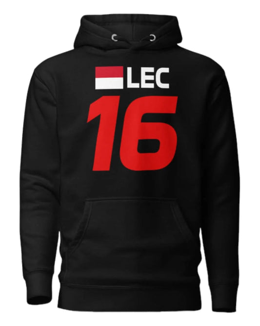 F1 Charles Leclerc Ferrari fleece Hoodie