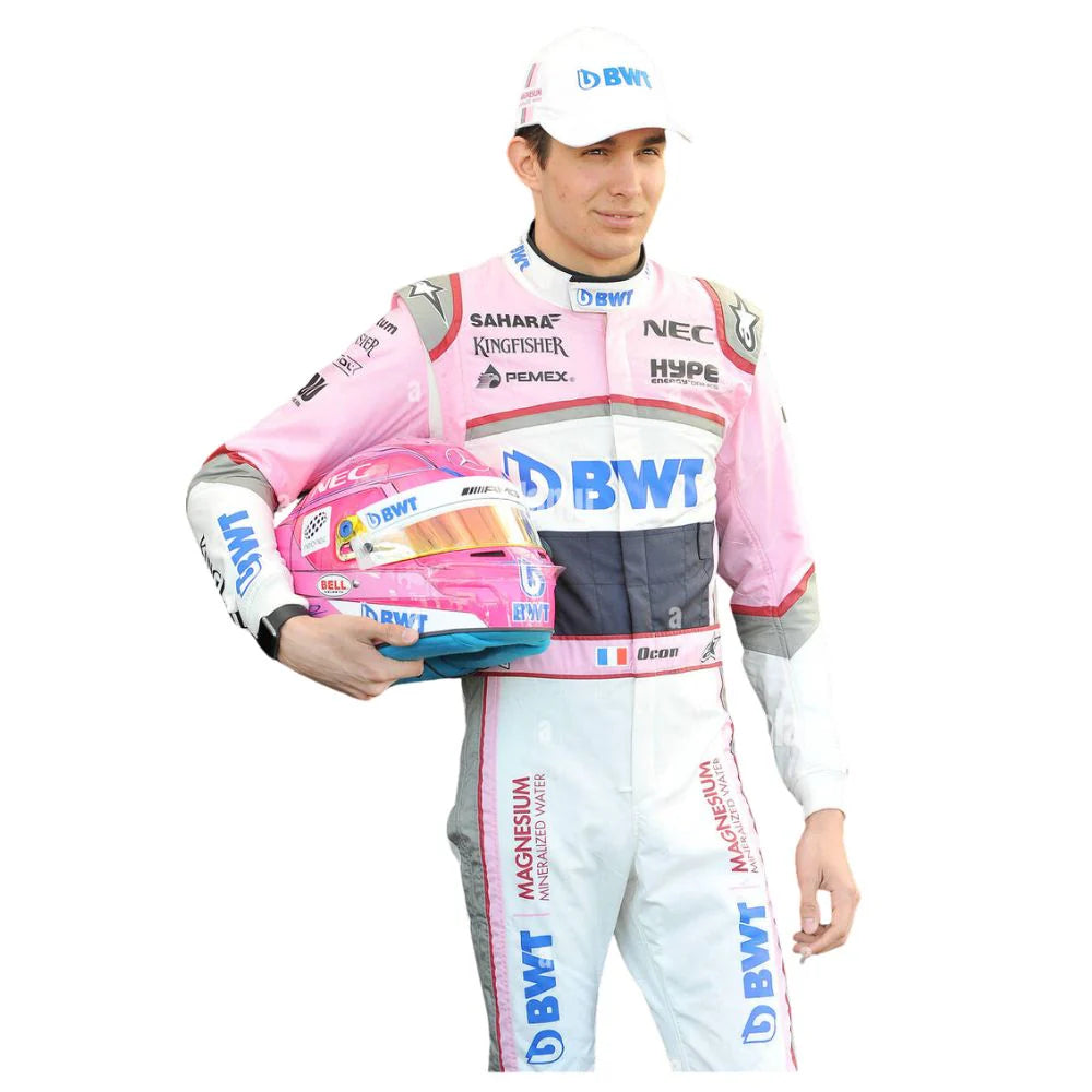 2018 F1 Race Suit Replica Esteban Ocon Force India