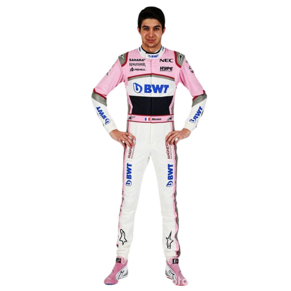 2018 F1 Race Suit Replica Esteban Ocon Force India