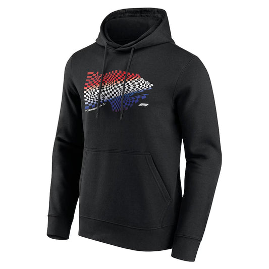 Formula 1 2023 Dutch Grand Prix Flag Graphic Hoodie - Black - Mens