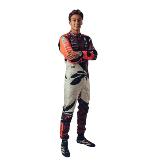 George Russell 2025 Mercedes AMG Petronas F1 Team Suit