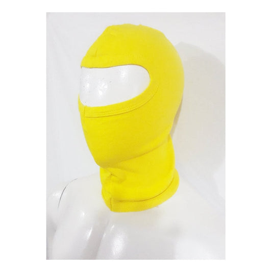 Karting Open Face Balaclava Yellow (MOQ 50)