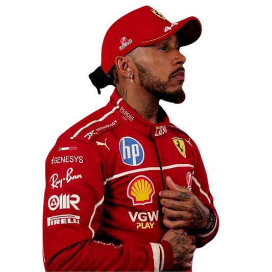 2025 Lewis Hamilton Ferrari F1 Race Suit