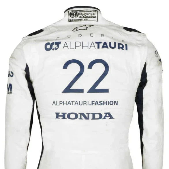 2021 Yuki Tsunoda Replica F1 Suit - AlphaTauri Rookie Season